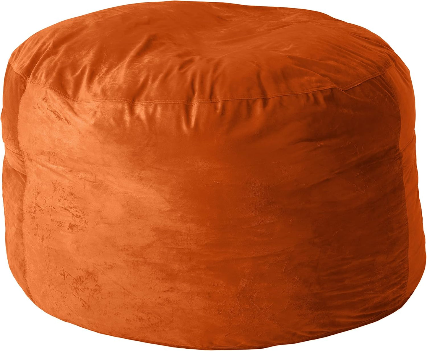 Sofa Sack Bean Bag Chair Cover, 5-Feet, Tangerine