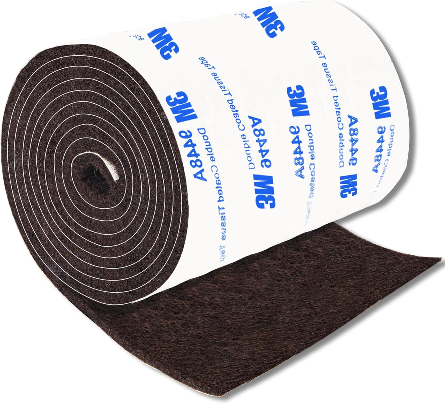Furniture Pads, Adhesive Felt Tape, 1 Roll 5"x 40" Brown Felt Pads, Floor Protectors