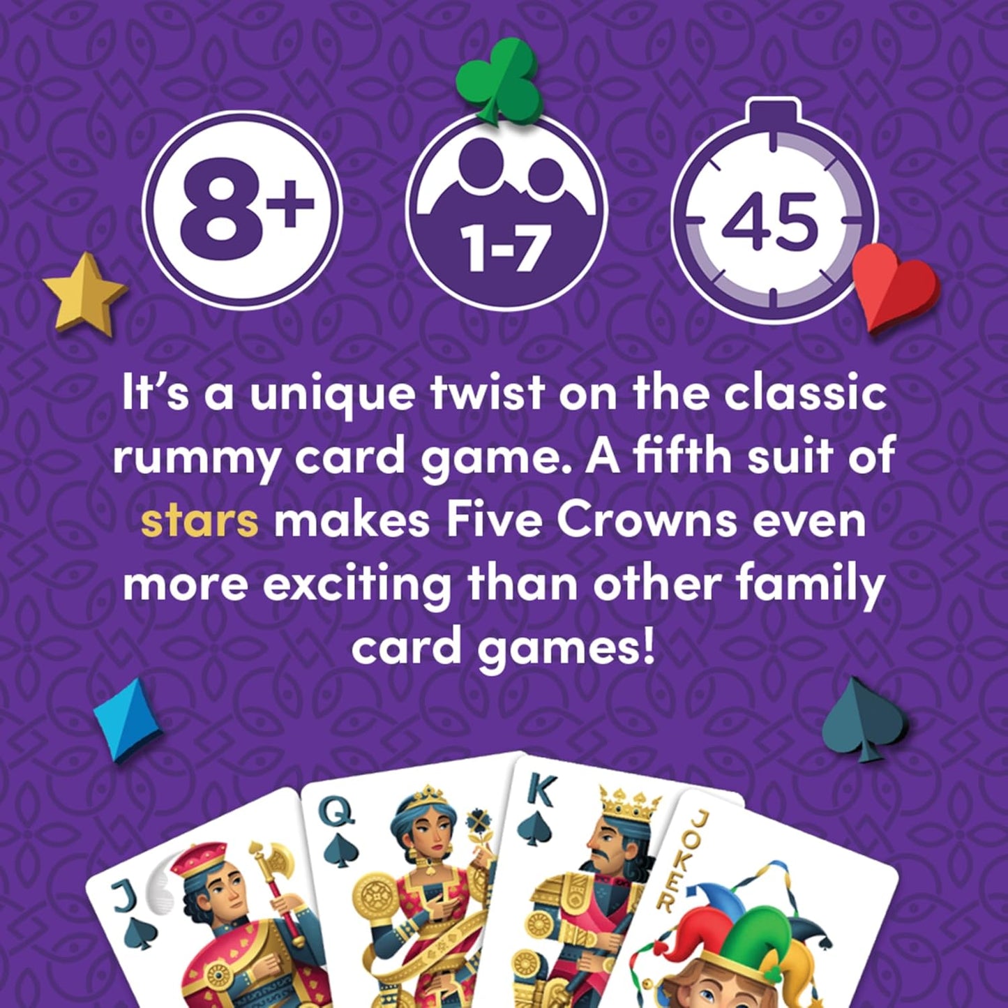 Playmonster Five Crowns Scorepad – 130 Page Replacement Score Sheet, Card Game Score Card, Tracks 7 Players at Once, Gift for Kids, Birthday Gifts