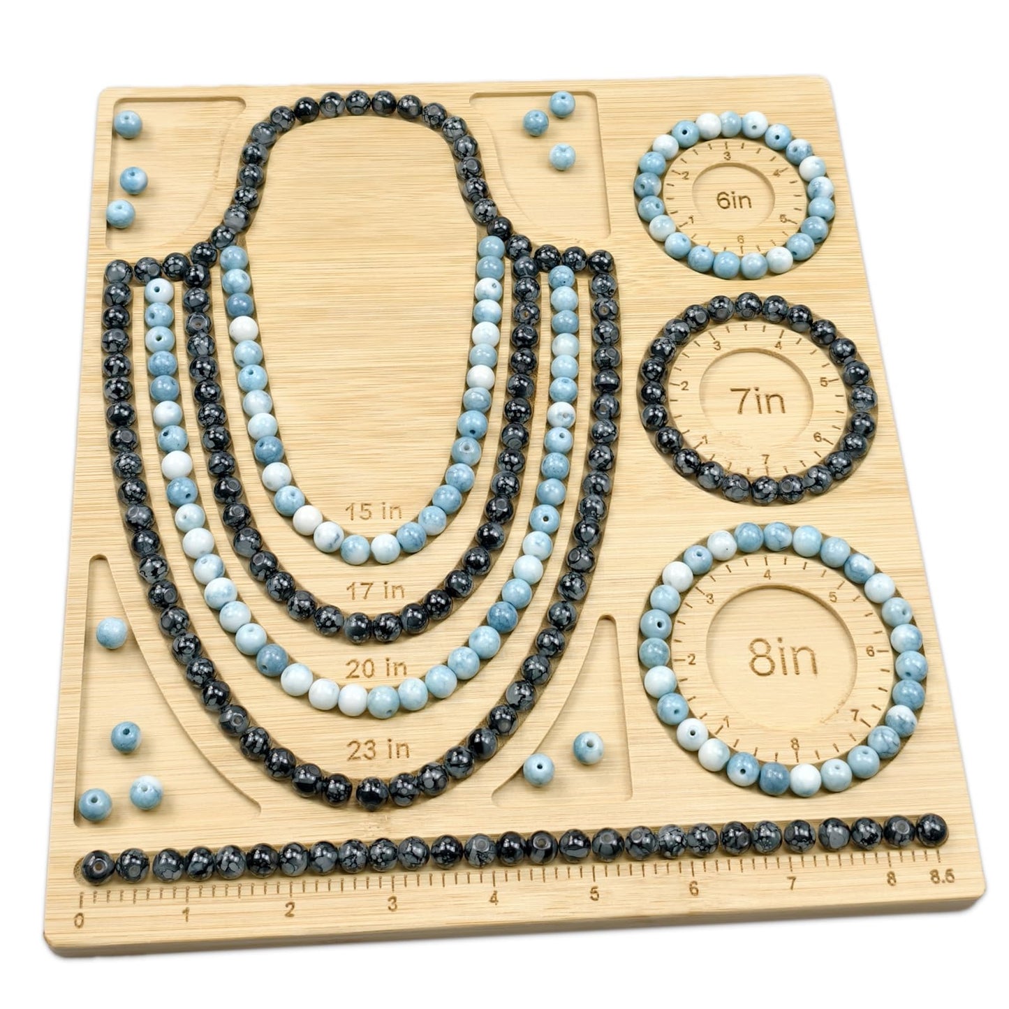 Petoysoso Bead Boards for Jewelry Making, Bamboo Beading Board for Necklace & Bracelet, Jewelry Making Supplies,Beading Supplies