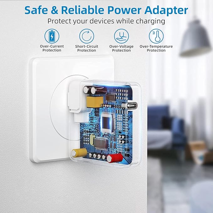 Mac Book Pro Charger - 118W USB C Charger Fast Charger Compatible with MacBook Pro, MacBook Air, M1 M2 M3 M4 M5, iPad pro, Samsung Galaxy and All USB-C Devices, 6.6ft Cable
