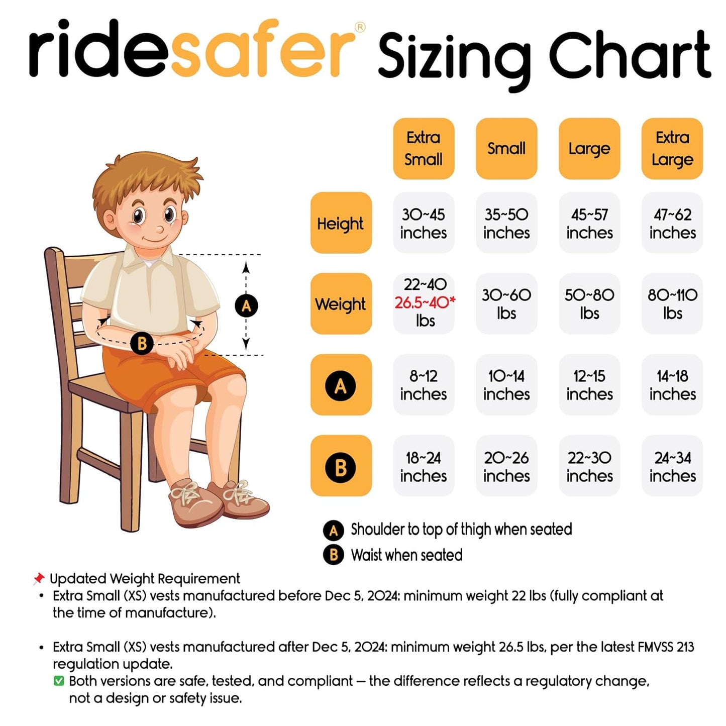 Extra Large Black, Lightweight, Compact, Portable Car Seat - Perfect for Travel and Everyday Child Safety