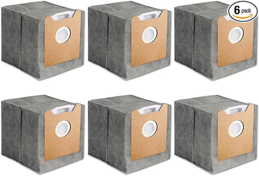6 Pack Replacement Dust Bags Compatible With Eufy RoboVac G35+, G40+, G40 Hybrid+ Auto-Empty Station Disposal Vacuum Bags Accessory Part