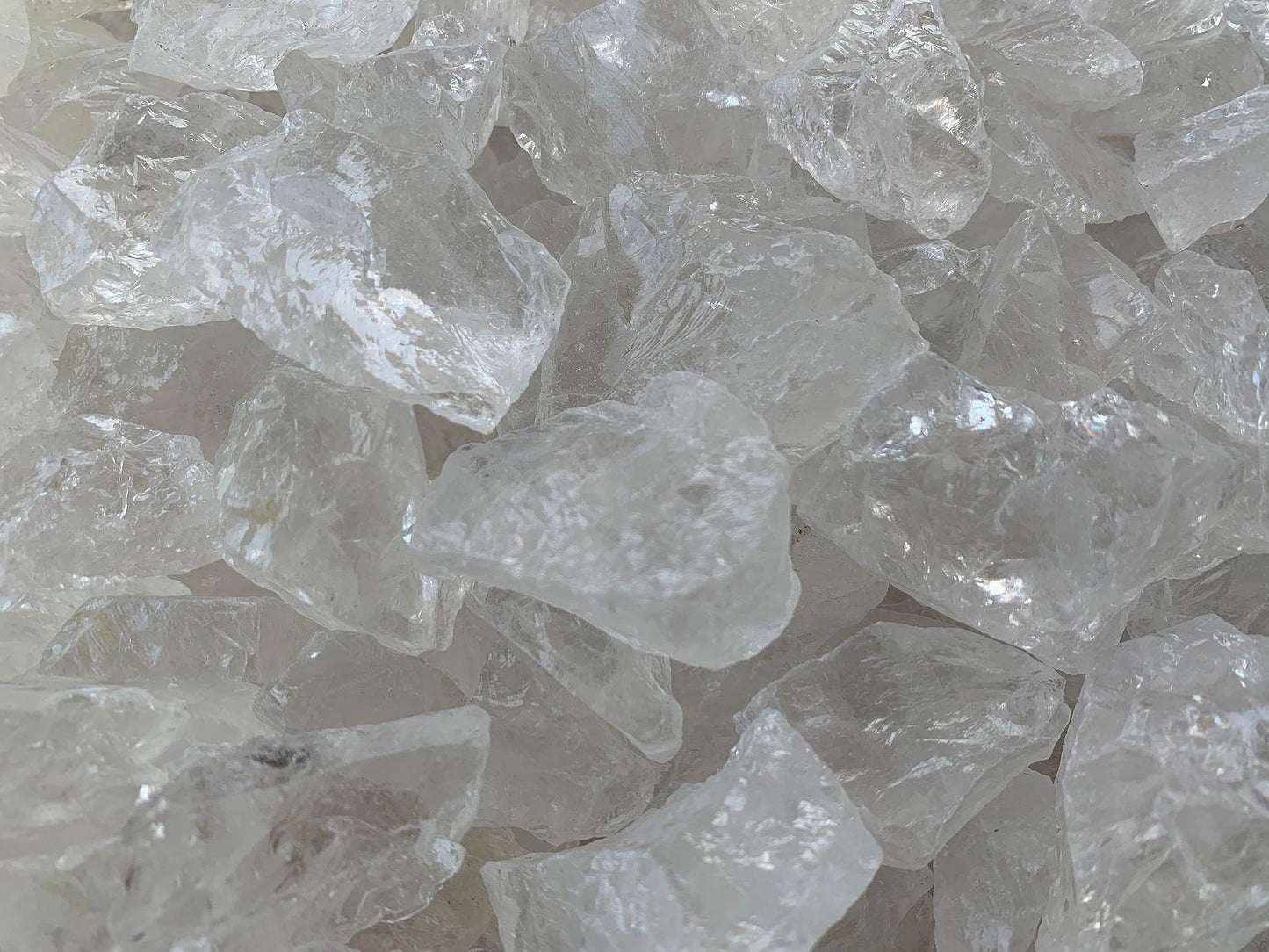 GAF TREASURES Wholesale Raw Clear Quartz Crystals, Natural Clear Quartz Stone, Natural Rough Clear Quartz Crystals, Clear Quartz Rough, Clear Quartz Healing Crystals (Clear Quartz, 0.25 Pound)