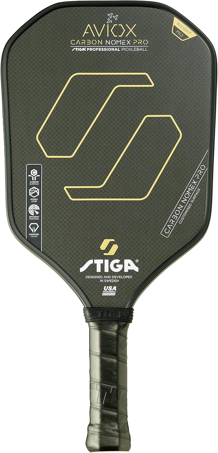 STIGA Aviox Pickleball Paddle | Midweight Paddle - USAPA Approved - Designed in Sweden