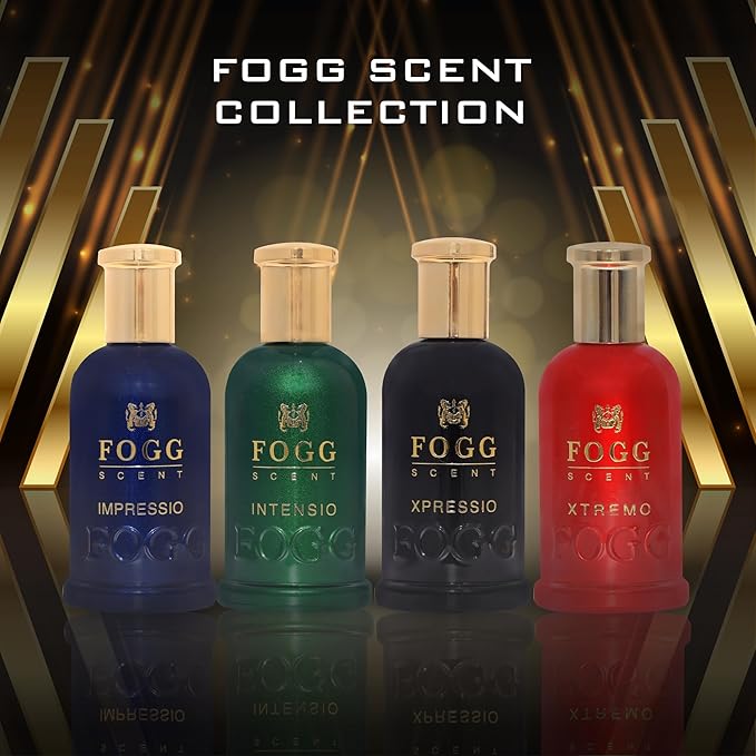 Fogg Scent Intensio Eau de Parfum for Men | Strong Spicy Perfume | Bold Masculine Fragrance with Bergamot, Cedar & Amber | Long Lasting EDP | 3.38oz (100ml)