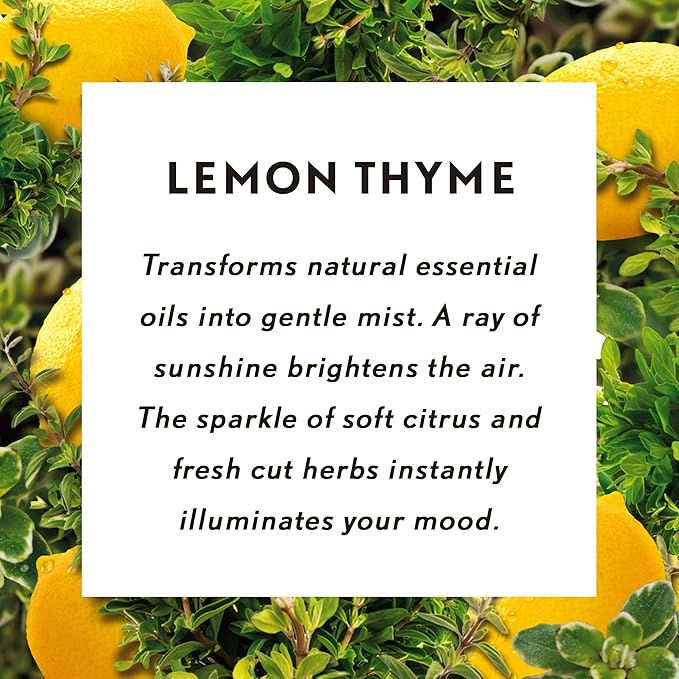 Air Wick Essential Mist, Essential Oil Diffuser Refill, Lemon Thyme, 1ct, Air Freshener
