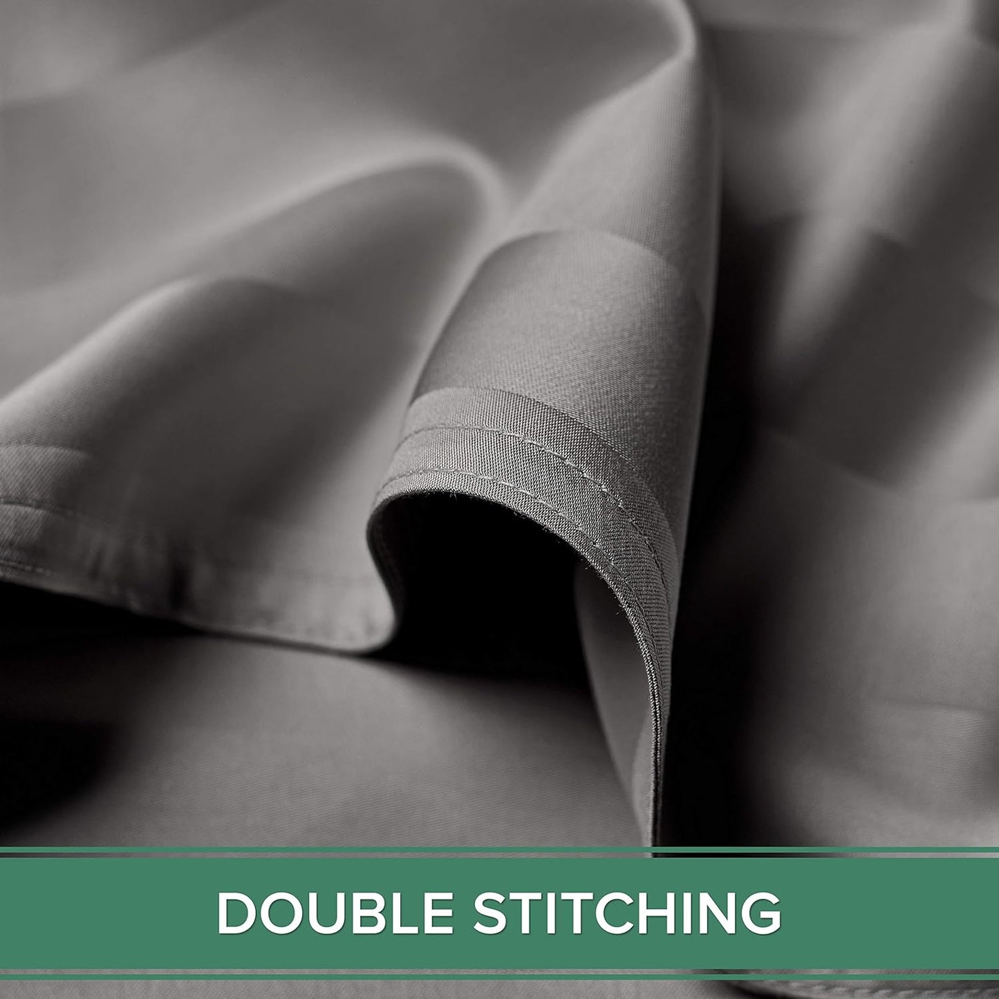 Twin Sheets by Pure Bamboo, Genuine 100% Organic Viscose Derived from Bamboo Bed Sheet Set, Luxuriously Soft & Cooling, Double Stitching, Lifetime Quality Promise (Twin, Jacquard Stone)
