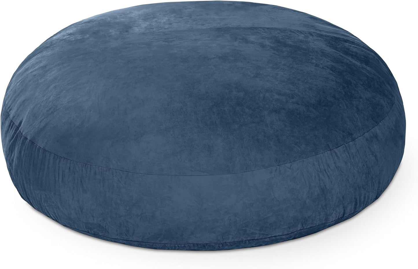 Jaxx 6 Foot Cocoon - 2-in-1 Convertible Bean Bag Bed & Large Bean Bag Chair for Adults, Navy