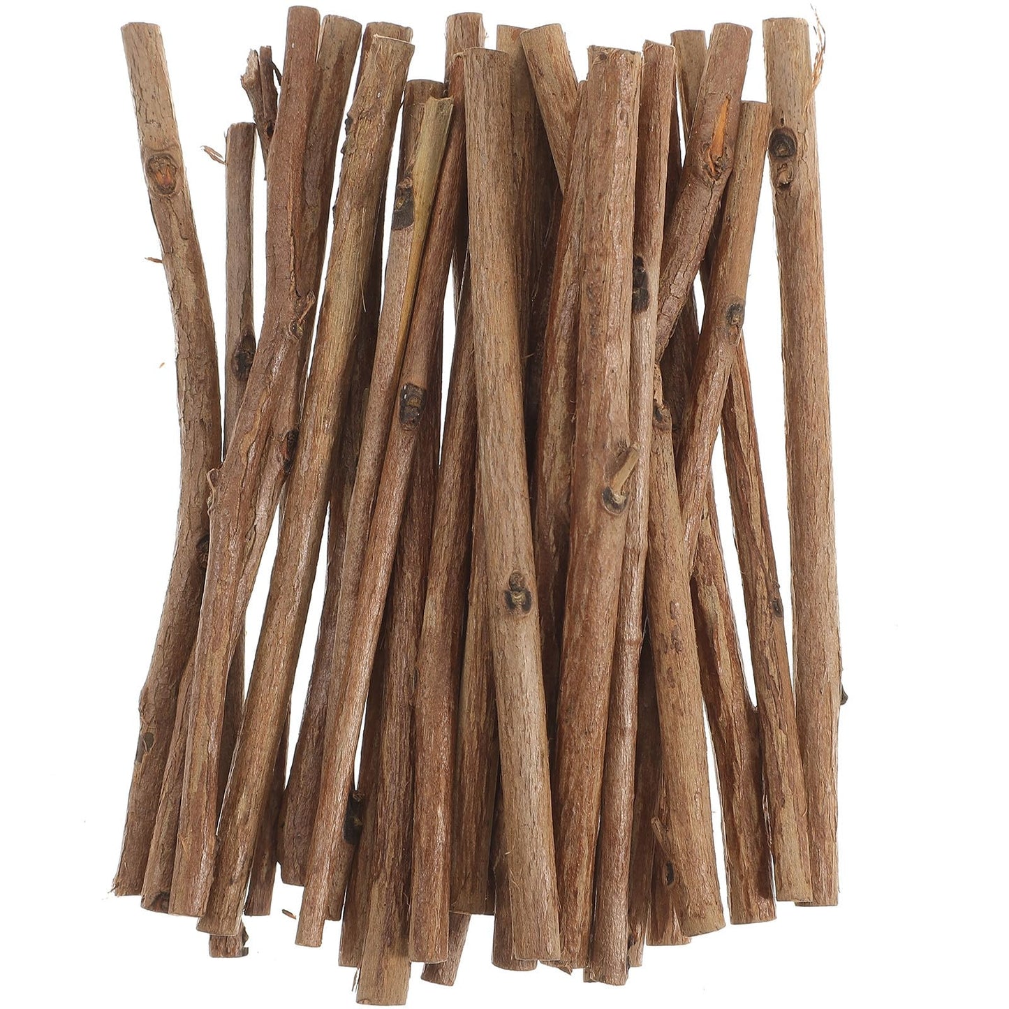 Didiseaon 100pcs 3. 9-inch Natural Wood Sticks, Tea Tree & Boxwood, Driftwood Style for DIY Crafts, Photo Props, & Home Decor Supplies