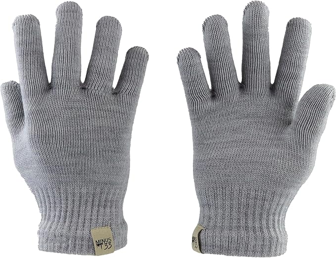 Merino Wool Glove Liner - Warm Base Layer - Ski Liner Glove - 3 Season Wear - Multiple Colors and Sizes