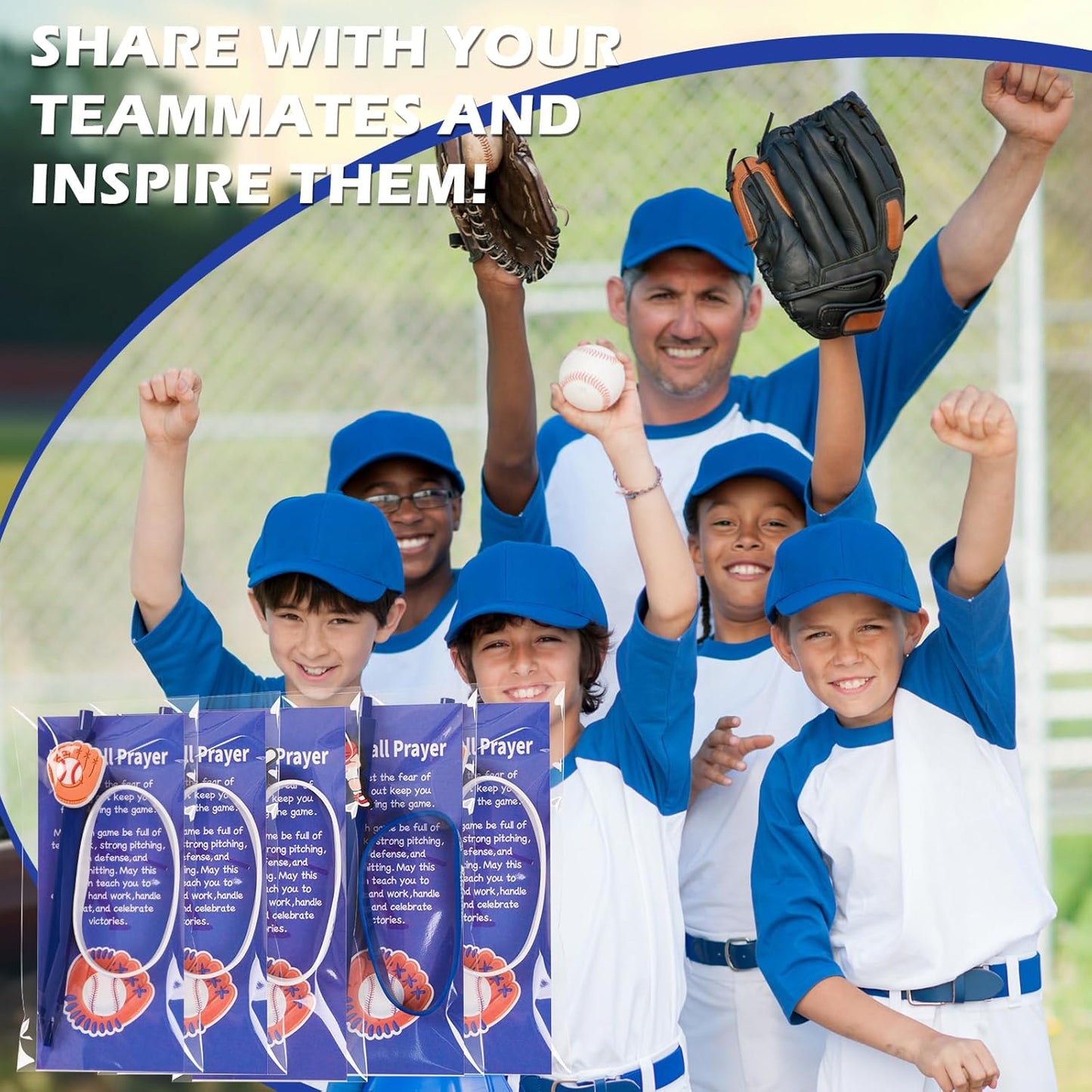 LiYiQ 72 Pcs Baseball Party Favors Baseball Team Gifts Baseball Goodie Bags Stuffers Baseball Ballpoint Pens Bookmark Card and Silicone Bracelet