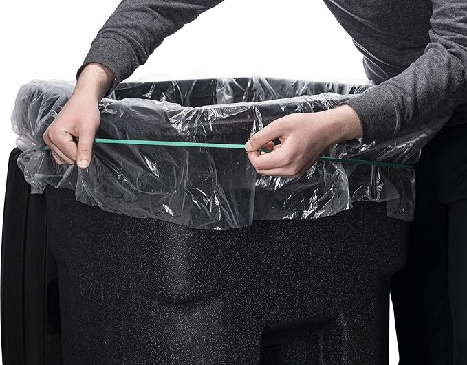 Tasker Rubber Bands for 64-65 Gallon Trash Cans (Value 6 Pack)