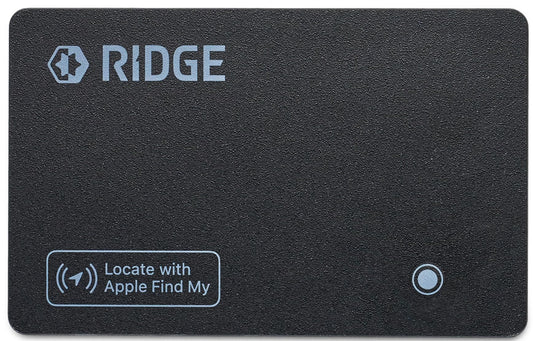 Ridge Wallet Tracker Card - Tile Slim Tracking Card Compatile with Apple Find My, Item Locator for Luggage Tags, Passports, Phon