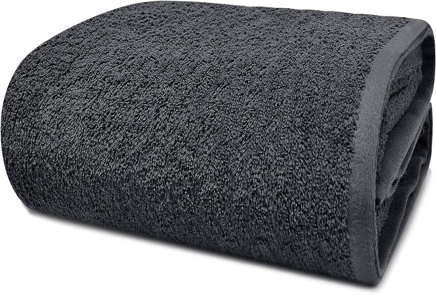 DAN RIVER Pack of 1 Bath Sheet 40x80 Inches, Extra Large Bath Towels Oversized, Absorbent Cotton Towels for Bathroom - Dark Gray