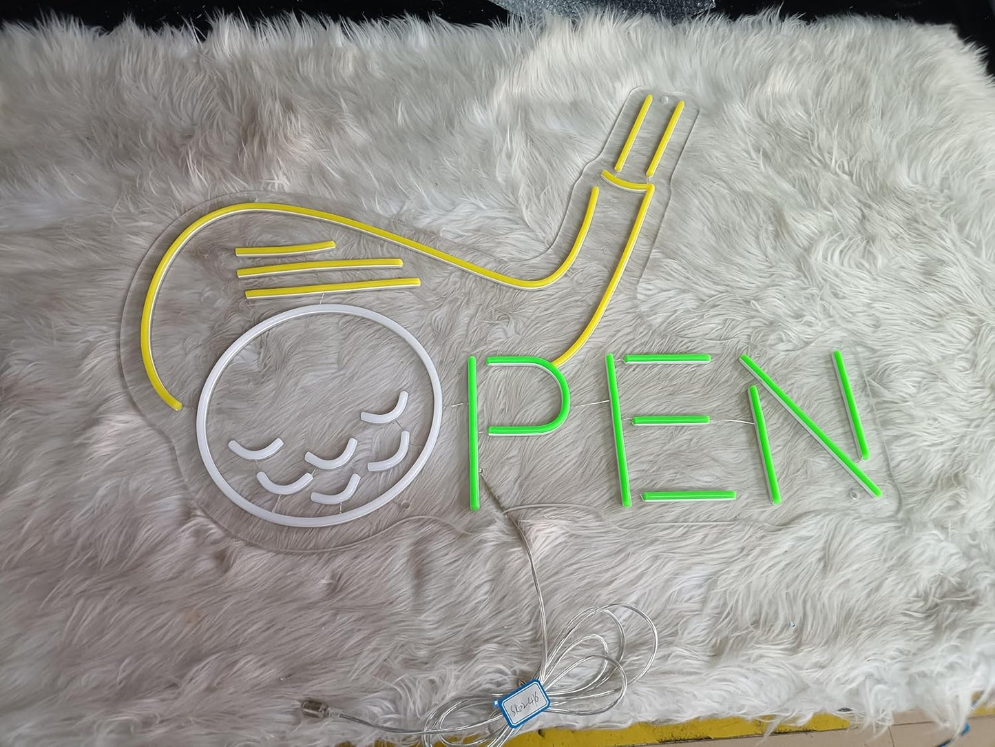 Golf Neon Sign (LARGE - 30x23'') Golf Open Led Sign Golf Led Light Personalized Golf Golf Wall Art Custom Golf Neon Sign Golf Wall Decors Golf Open Gifts (30x23"), Green