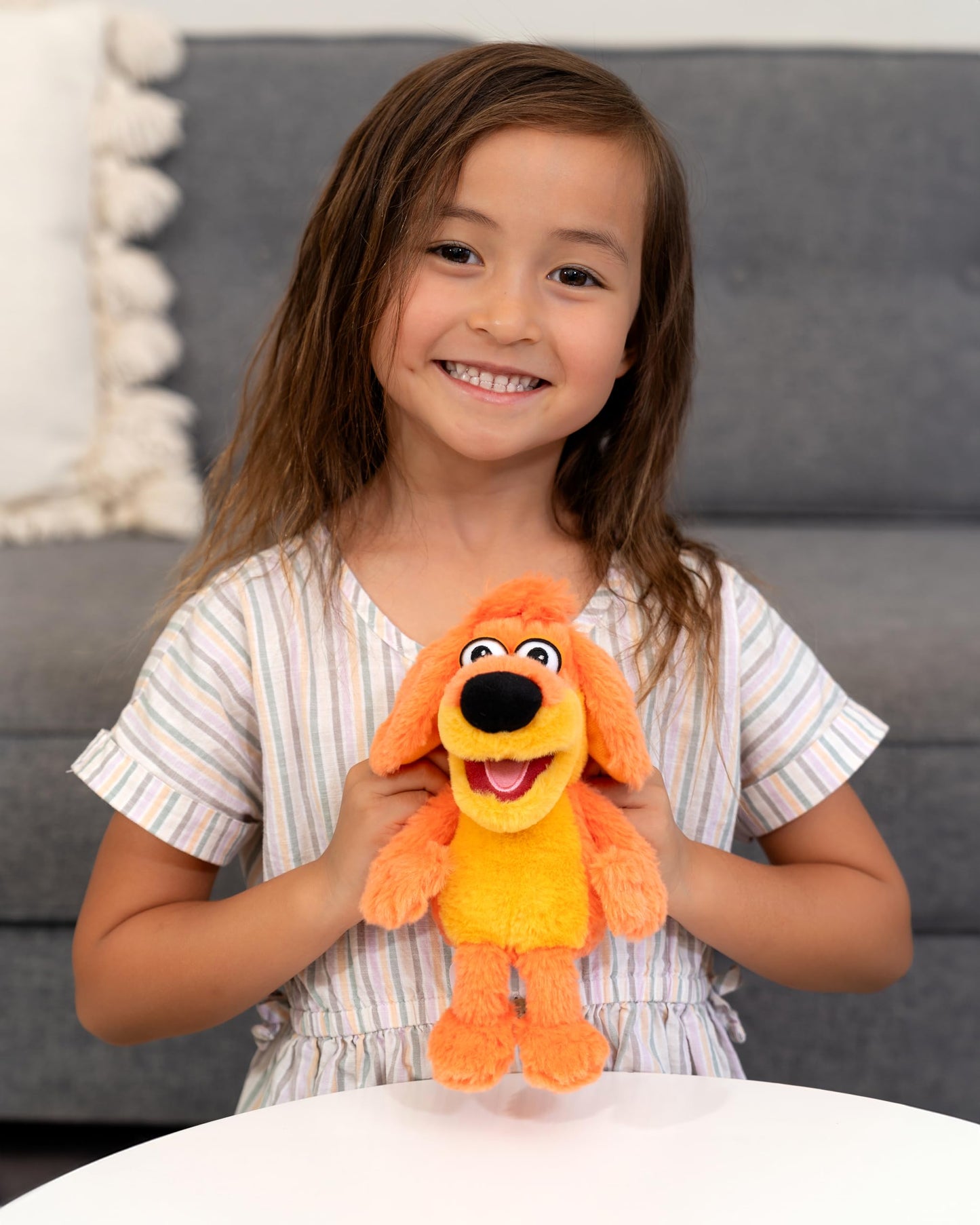 Jada Toys Donkey Hodie 8" Sound Plush Twin Pack - Hodie & Bob Dog - Squeeze for Phrases From Preschool Show - Ages 3+