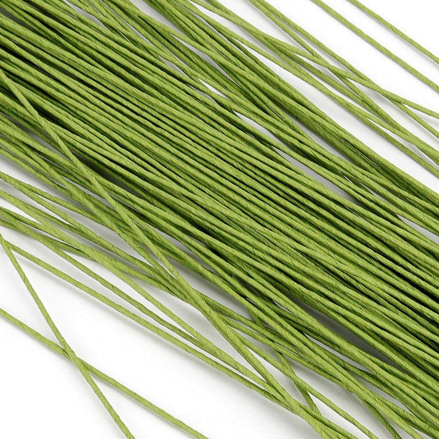 KEILEOHO 200 PCS Floral Stem Wire 14 Gauge 15.75 Inches Length, Green Floral Wire, Floral Paper Wrapped Wires for Flower Making, DIY Floral Arrangements and Decorations