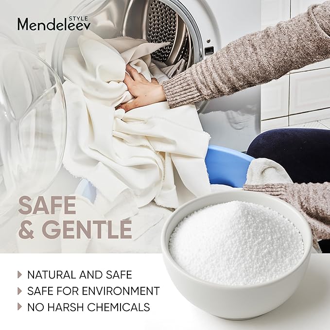 7 LB Sodium Percarbonate Laundry Booster – 99.9% Pure | Oxygen Cleaner for Laundry, Floors, Kitchen | Mendeleev Style