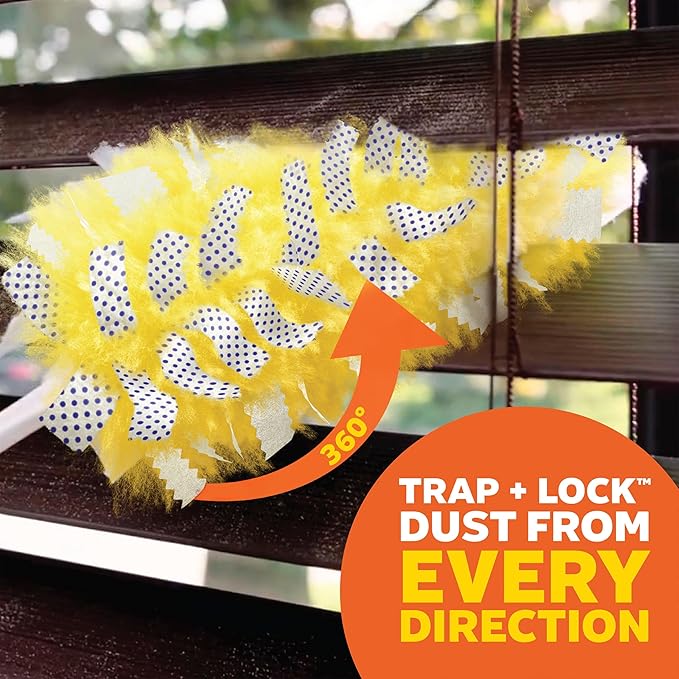 Swiffer Dusters Refill for cleaning, Feather & Microfiber Duster Alternative, Unstopables Fresh Scent, (4x6ct)