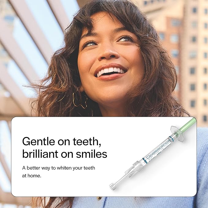 Opalescence 15% - Gel Syringes Teeth Whitening Refill Kit - Low Sensivity (8 Syringes) - Carbamide Peroxide - Cool Mint- Made in The USA by Ultradent - Tooth Whitening 5195-4