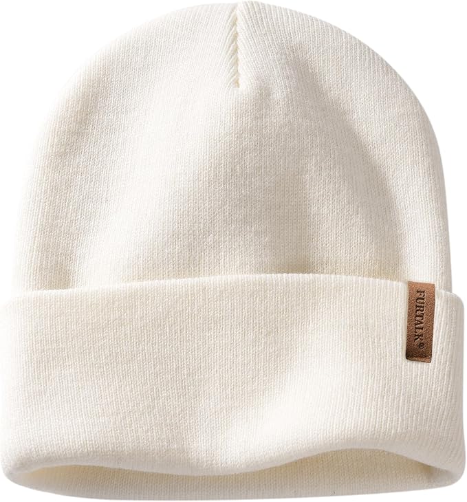 FURTALK Beanie for Men Women Cuffed Thick Knitted Unisex Winter Hat Beanies Skull Cap