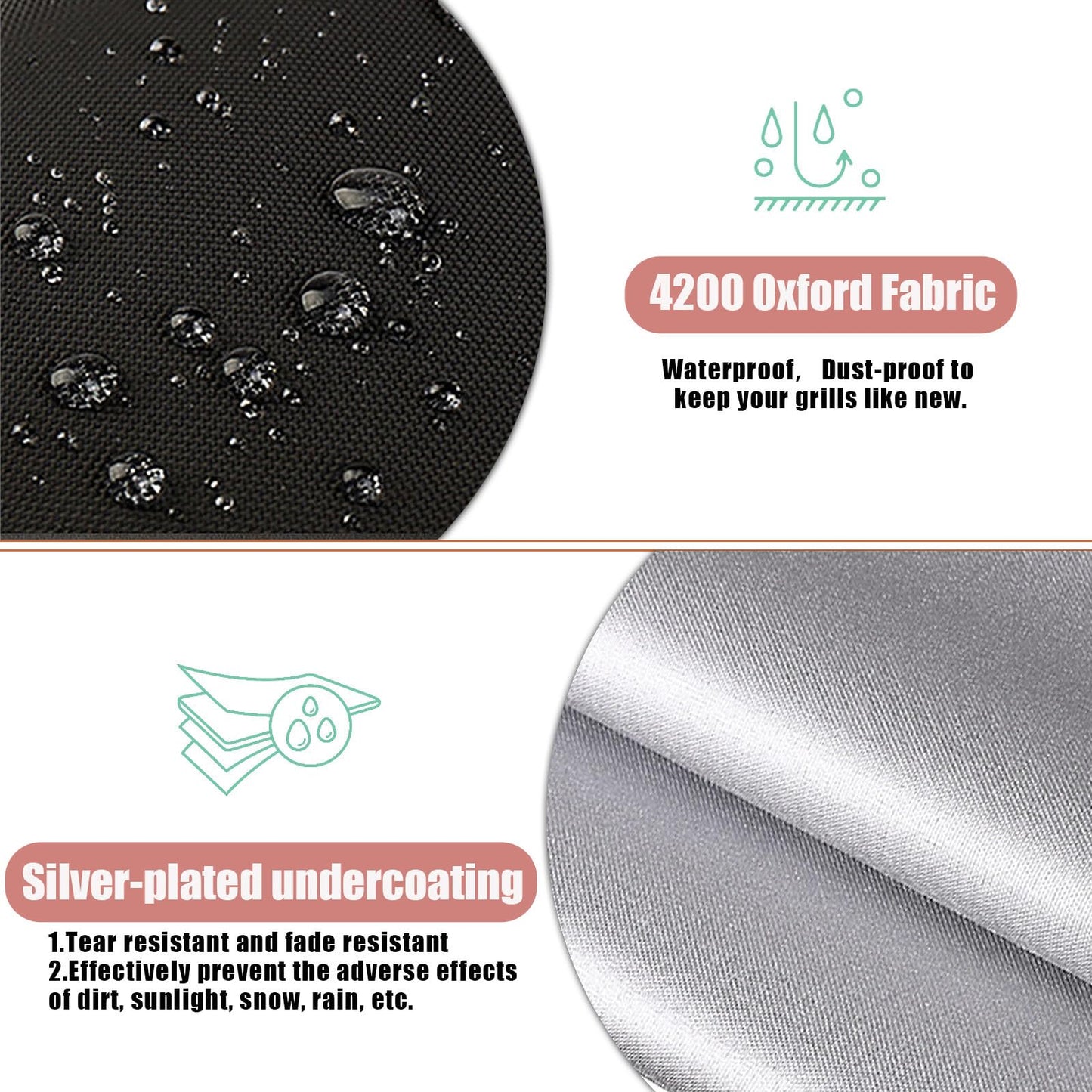 Aidetech Chiminea Cover for BALI OUTDOORS, Waterproof Outdoor Fireplace Fire Pit Cover- 25”D x 50”H, Black