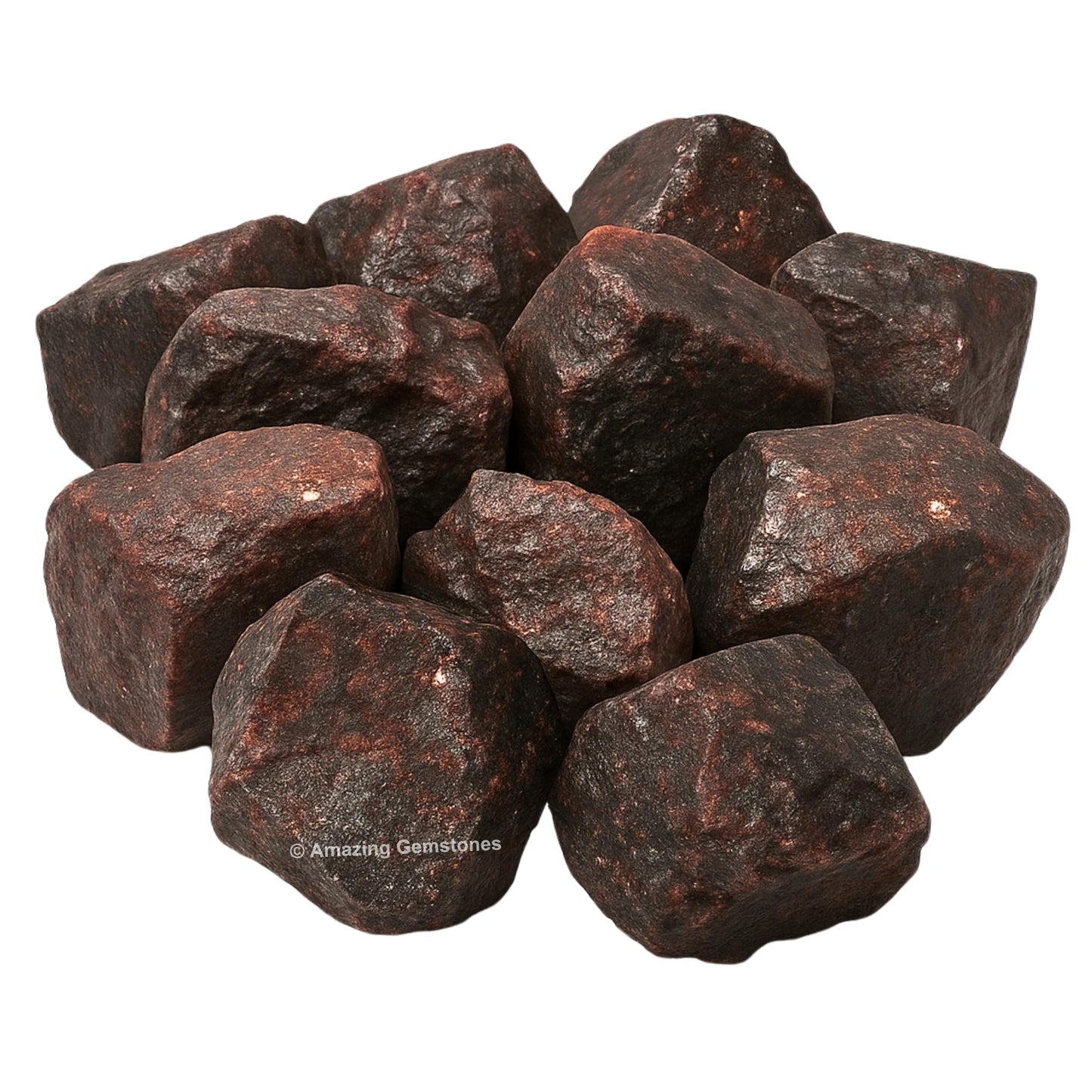 Amazing Gemstone Garnet Raw Crystals and Healing Stones, Natural Rocks For Tumbling - DIY Raw Stones And Crystals (1 Piece)