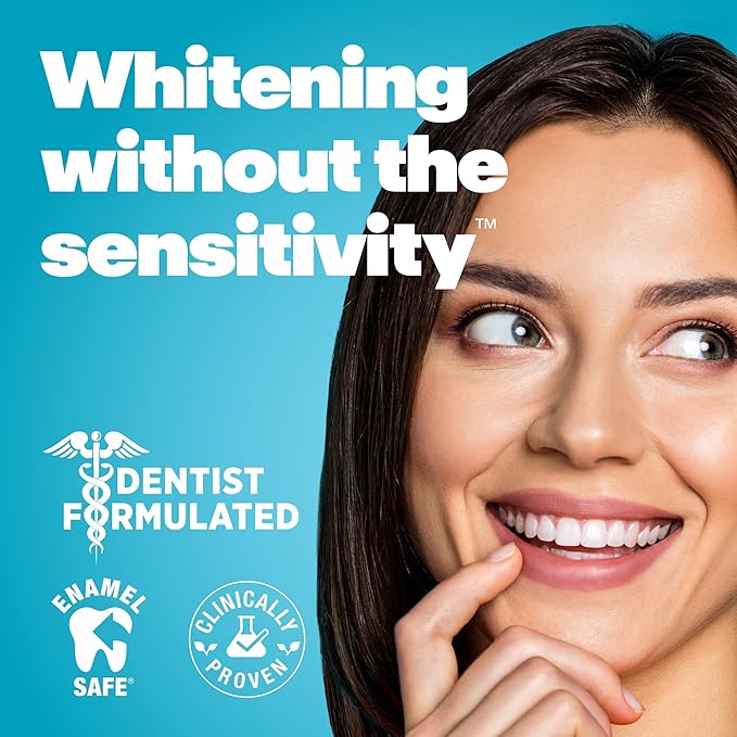 Lumineux Teeth Whitening Strips - 21 Treatments - Peroxide Free - Enamel Safe for Whiter Teeth - Whitening Without The Sensitivity - Dentist Formulated - Sensitivity