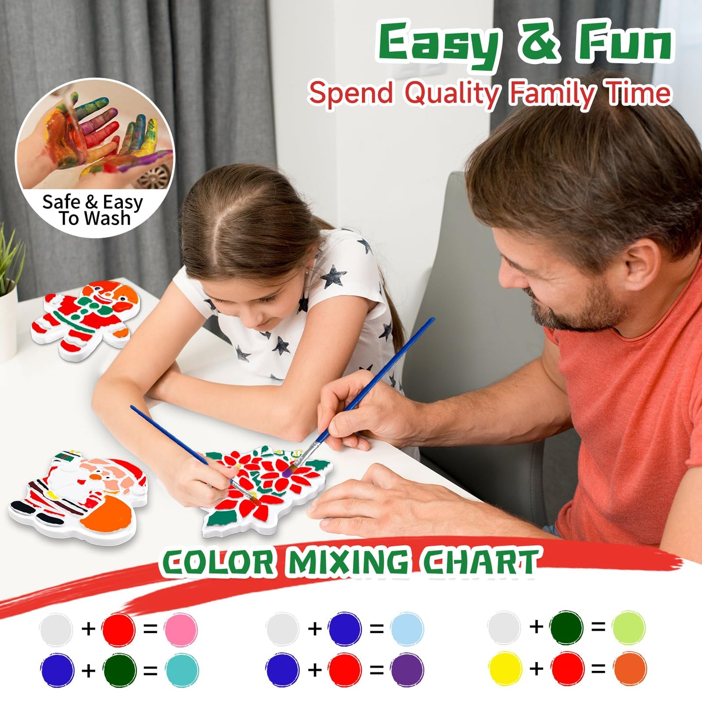 EggSun 8Pcs Stepping Stones Painting Crafts Kit for Kids 4 8 6, DIY Garden Stones Outdoor Paint Your Own Ceramic Unicorn Arts and Crafts for Boys Girls Ages 4 7 9 10 12 Christmas Birthday Gifts