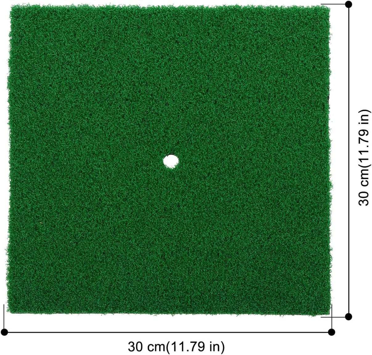 True-Turf Golf Practice Mat Non-Slip Hitting Pad for Indoor Outdoor Training Backyard Driving Chipping Putting with Material Simulating Real Fairway Surface