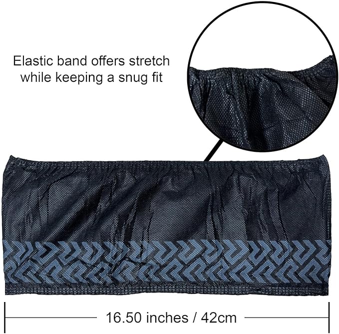 FancyStyle Shoe Covers 200 Pack Disposable Black Boot & Shoe Covers.