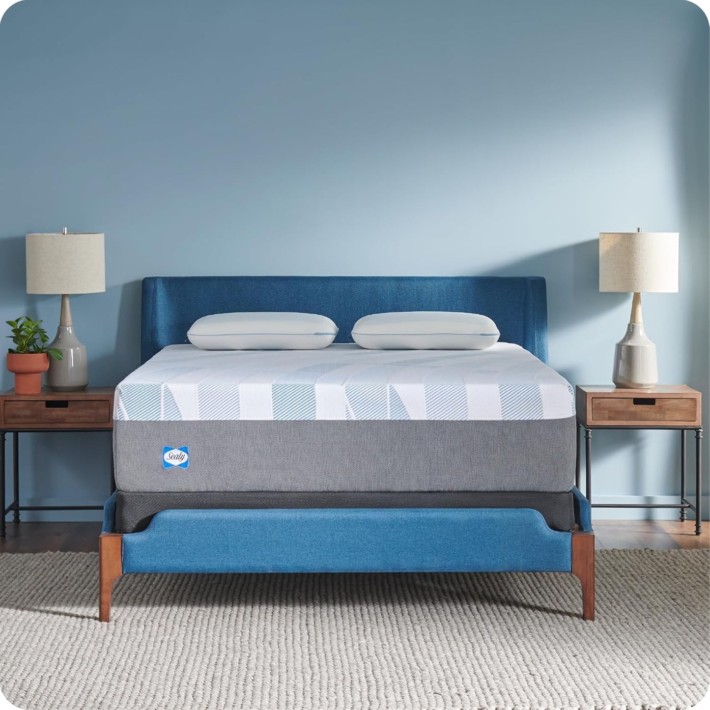 Sealy Dreamlife 14” Hybrid Mattress-in-a-Box, Twin, SealyComfort Gel Memory Foam, SealyResponsive Encased Coils, Machine Washable Cover