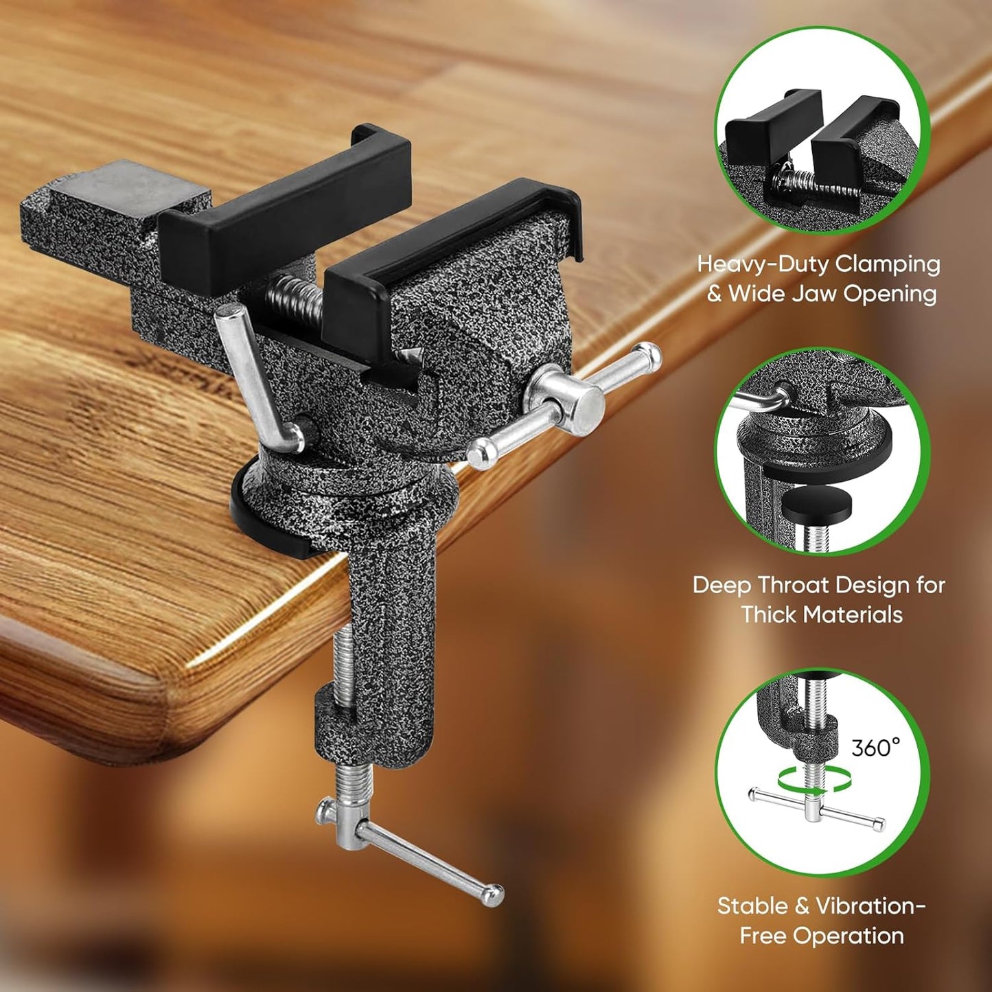 Golf Grip Regripping Kit with Tapes & Solvent,Portable Table Vise Rubber Clamp for Golf Clubs Removal Tool,Golf Grip Replacement Kit