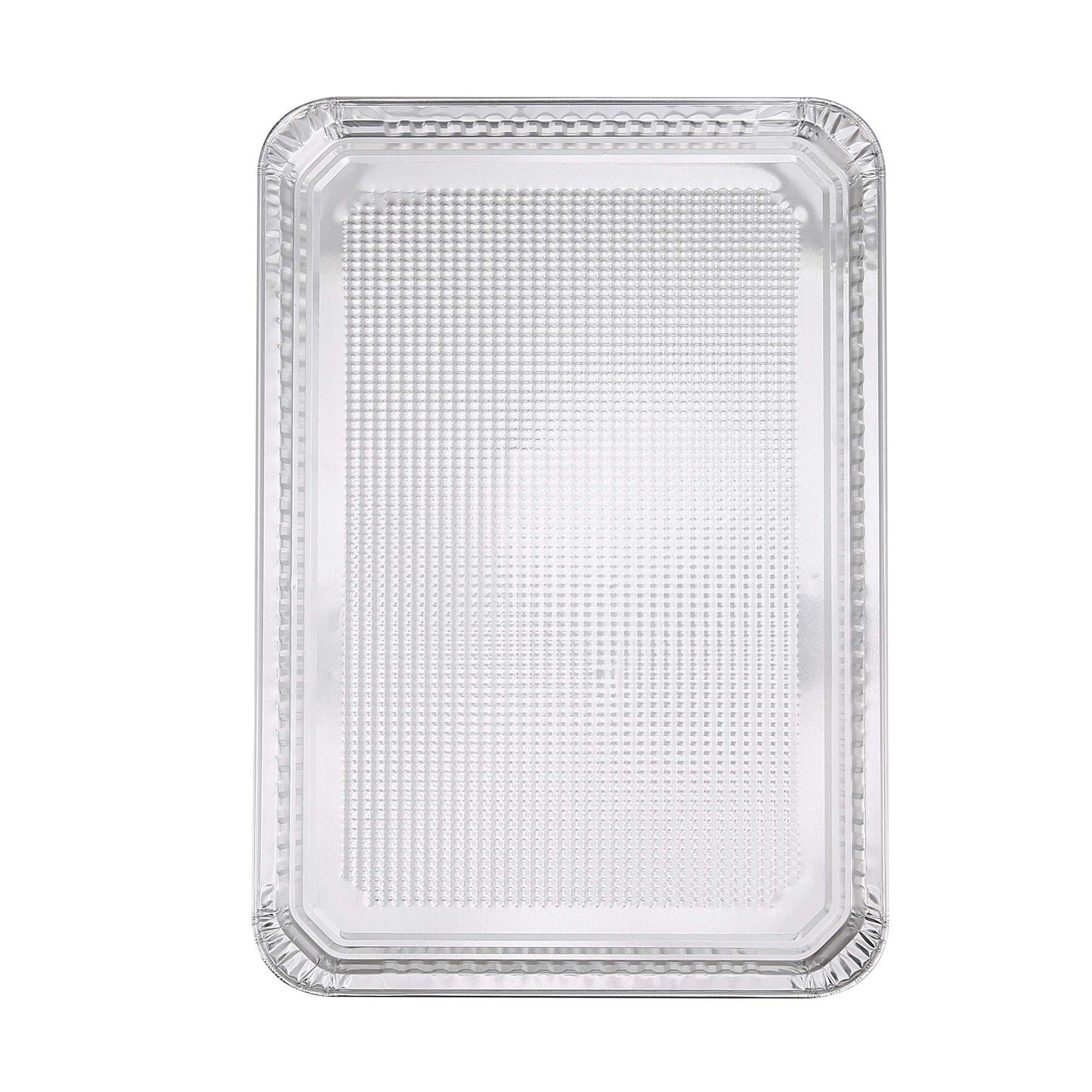 Glad Disposable Bakeware Aluminum Rectangular Cookie Sheets for Baking and Roasting, 12 Count-16" x 11" x 0.25" - Textured, Made from Aluminum - Baking Sheets, Baking Pans, Foil Cookie Sheet