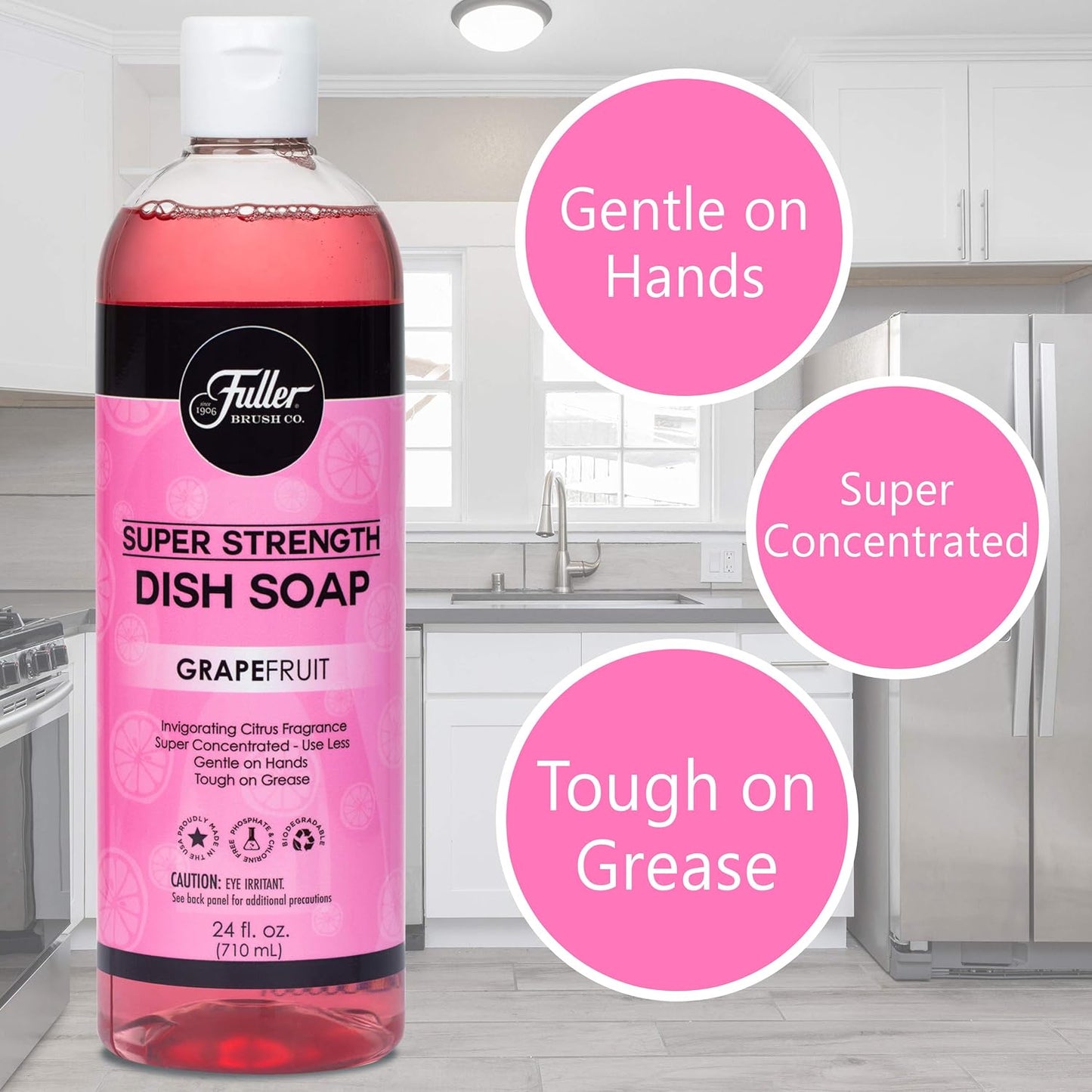 Fuller Brush Super Strength Dish Soap – Grapefruit Scent