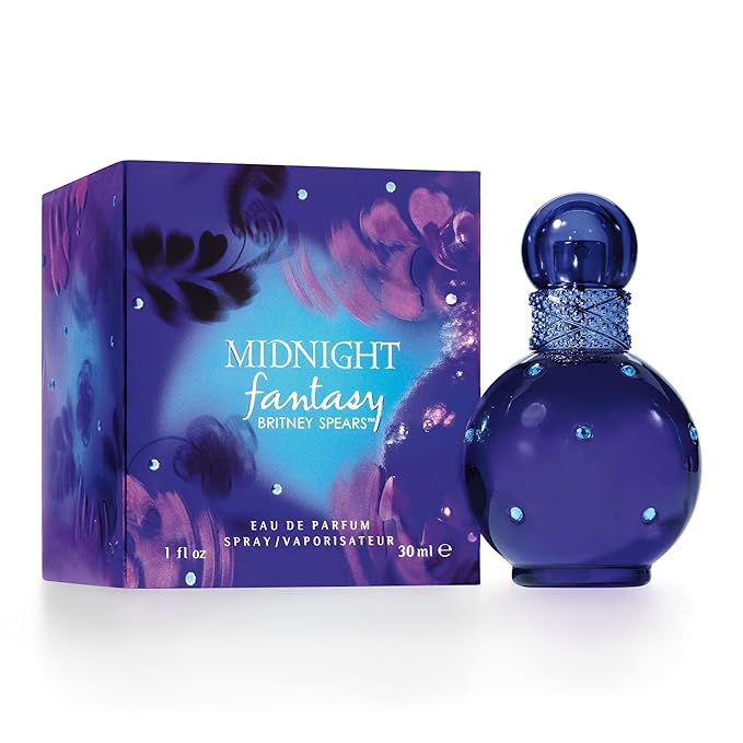 Britney Spears Women's Perfume, Midnight Fantasy, Eau De Parfum EDP Spray for Women, 1 Fl Oz