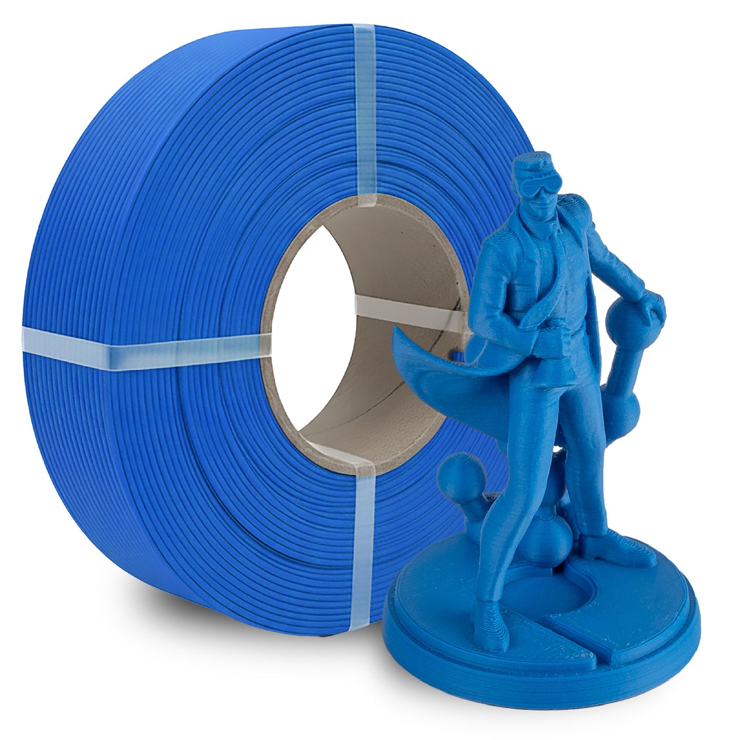 Polymaker Panchroma Refill Spool Matte Sapphire Blue PLA 3D Printing Filament Refill, Compatible with All Reusable Spools and Al