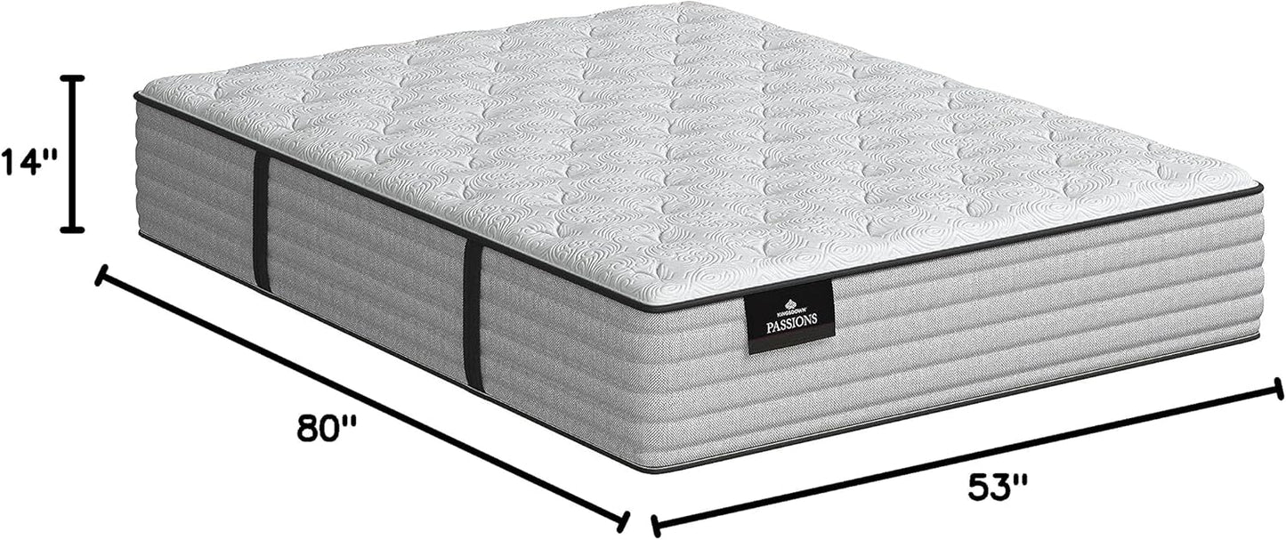 Kingsdown Passions Aspiration 14" Plush Hybrid Mattress, Full XL