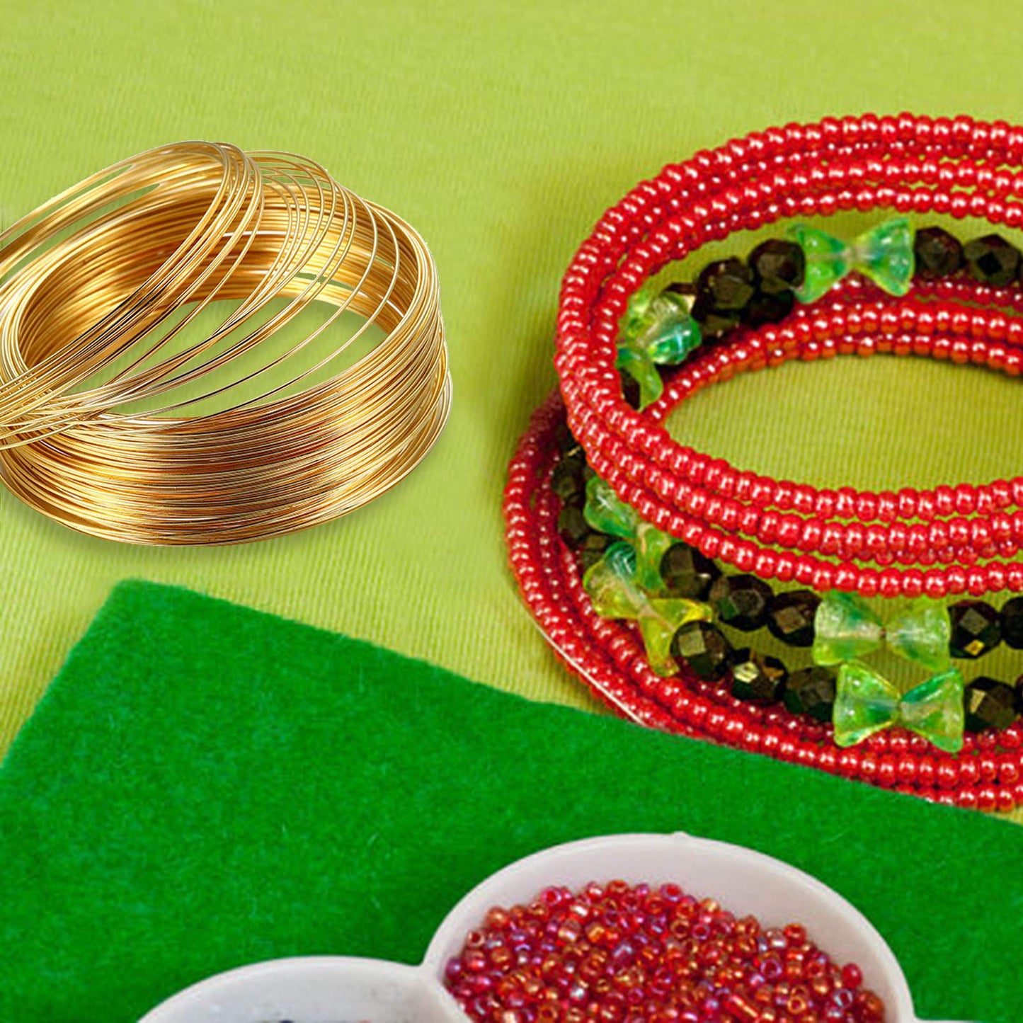 500 Loops Jewelry Wire Memory Beading Wire Steel Memory Wire Cuff Bangle Bracelet for Jewelry Making Supplies Art Creation Bracelet Necklace DIY Crafts Making Jewelry Making Dolls