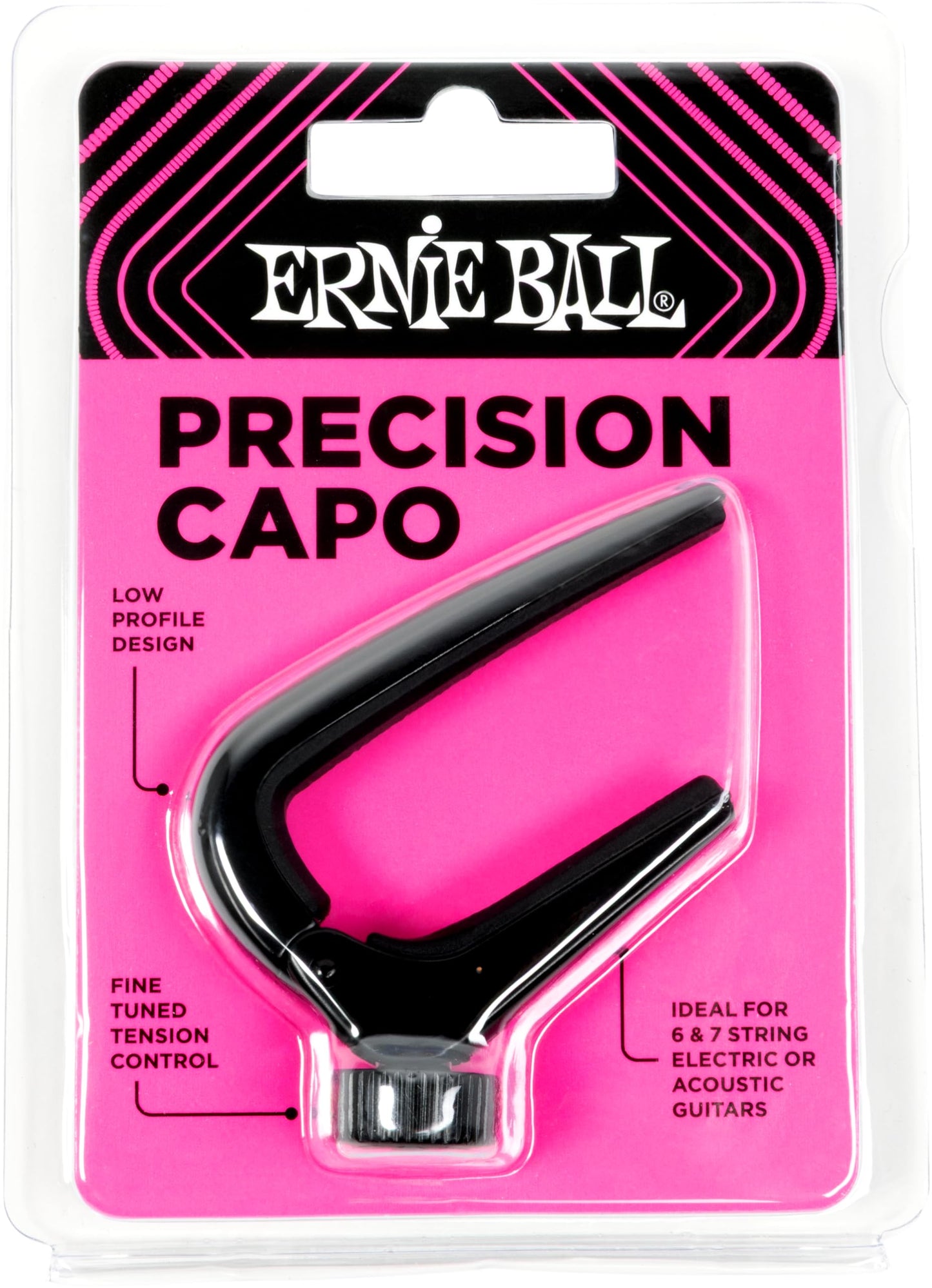 Ernie Ball Precision Capo - Black (P09631)