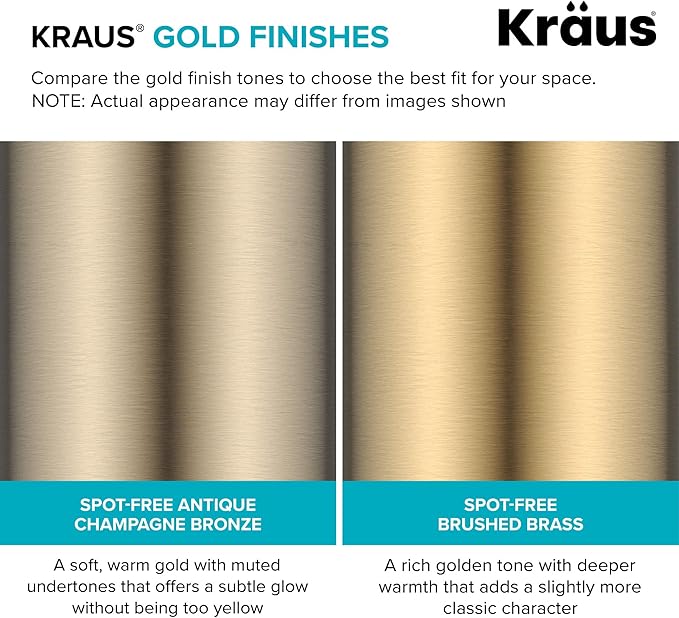 KRAUS Boden Kitchen Soap and Lotion Dispenser in Brushed Brass, KSD-53BB