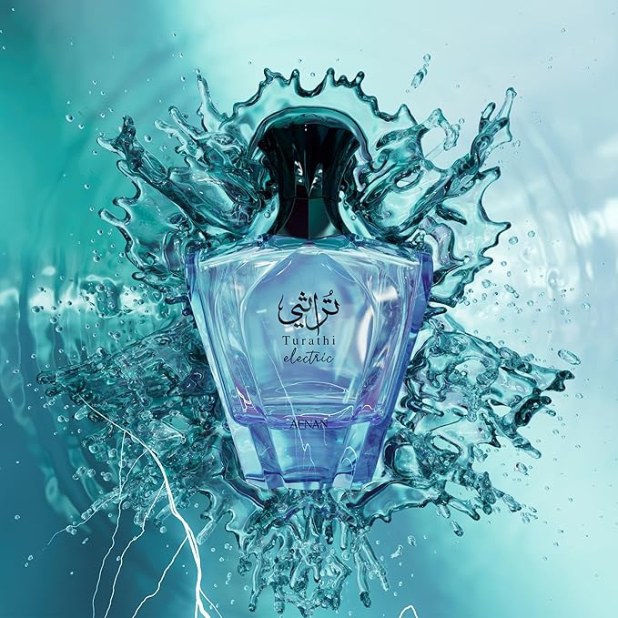 Afnan Turathi Electric Unisex Eau de Parfum, 3.0 Fl. Oz
