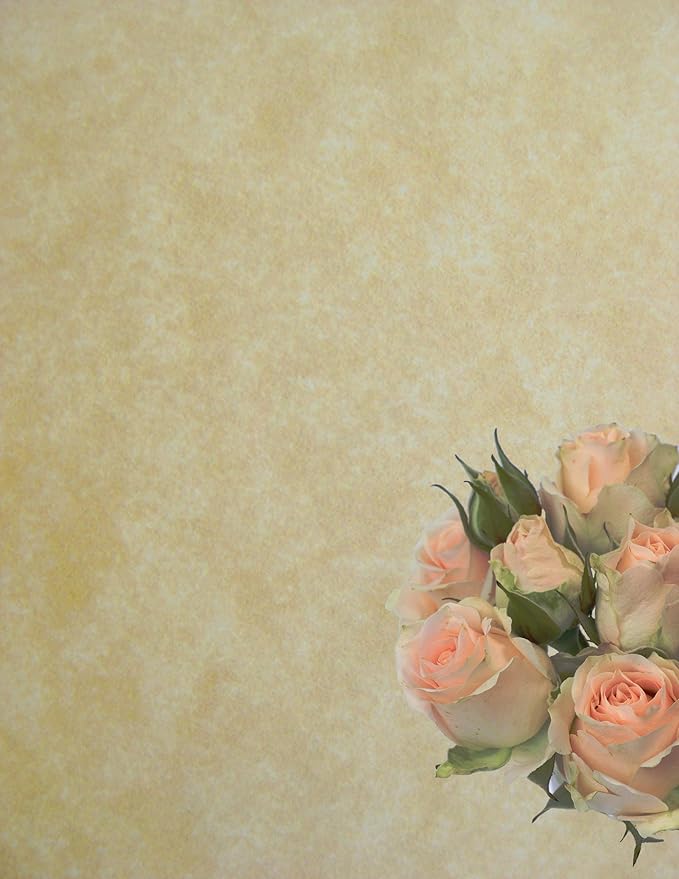 600 Old Age Parchment 60# Text (=24# Bond) Paper Sheets - 8.5 X 11 Inches Standard Letter|Flyer Size - 60 Pound is Not Card Weight - Vintage Colored Old Parchment Semblance
