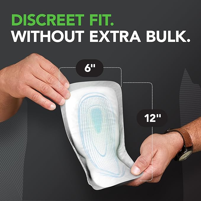 Depend Guards Incontinence Pads for Men, Maximum Absorbency, 52 Count, Packaging May Vary