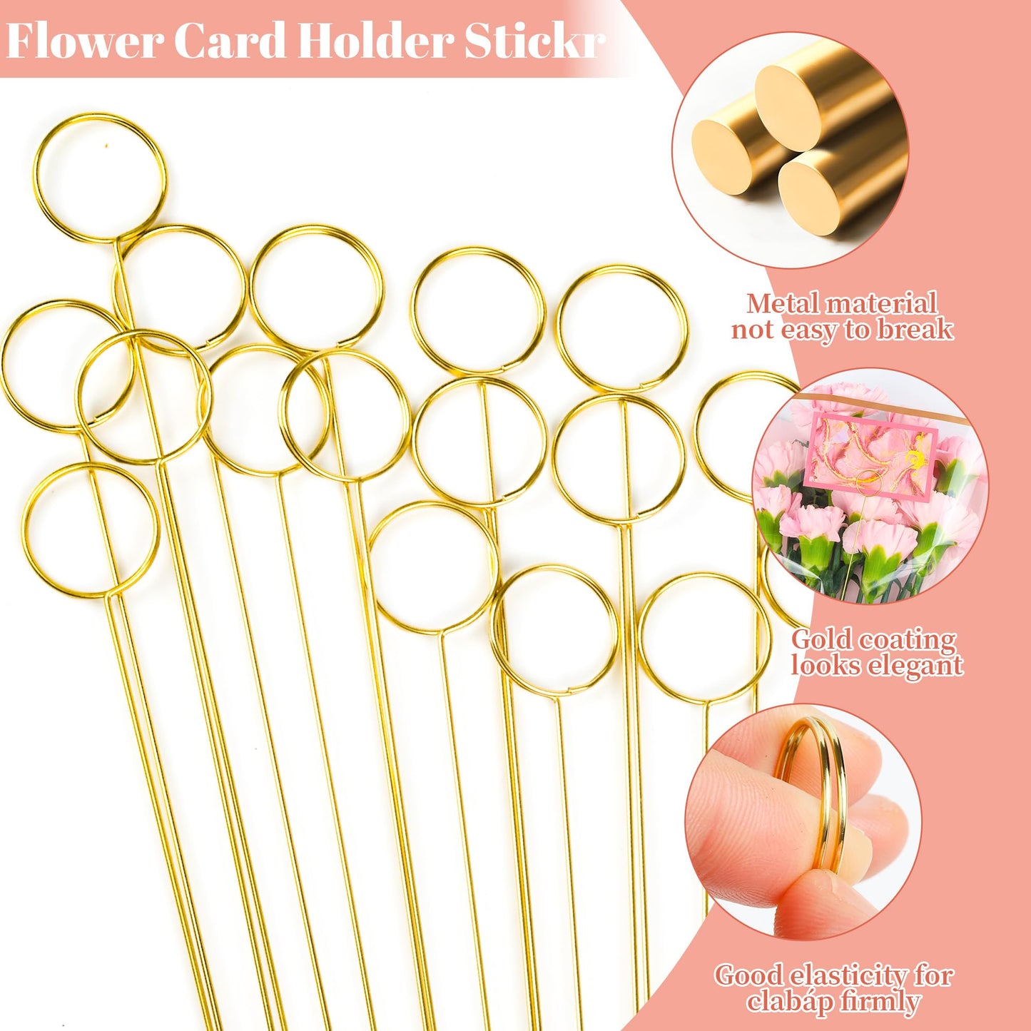50 Sheets 18" x 11" Pink Flower Bouquet Wrapping Bags Plastic Paper Sleeves, Total 154Pcs RibbonsX3 Pruning ShearsX1 Card HolderX50 CardsX50 Floral Bouquets Bag for Flowers Bar Graduation Wedding