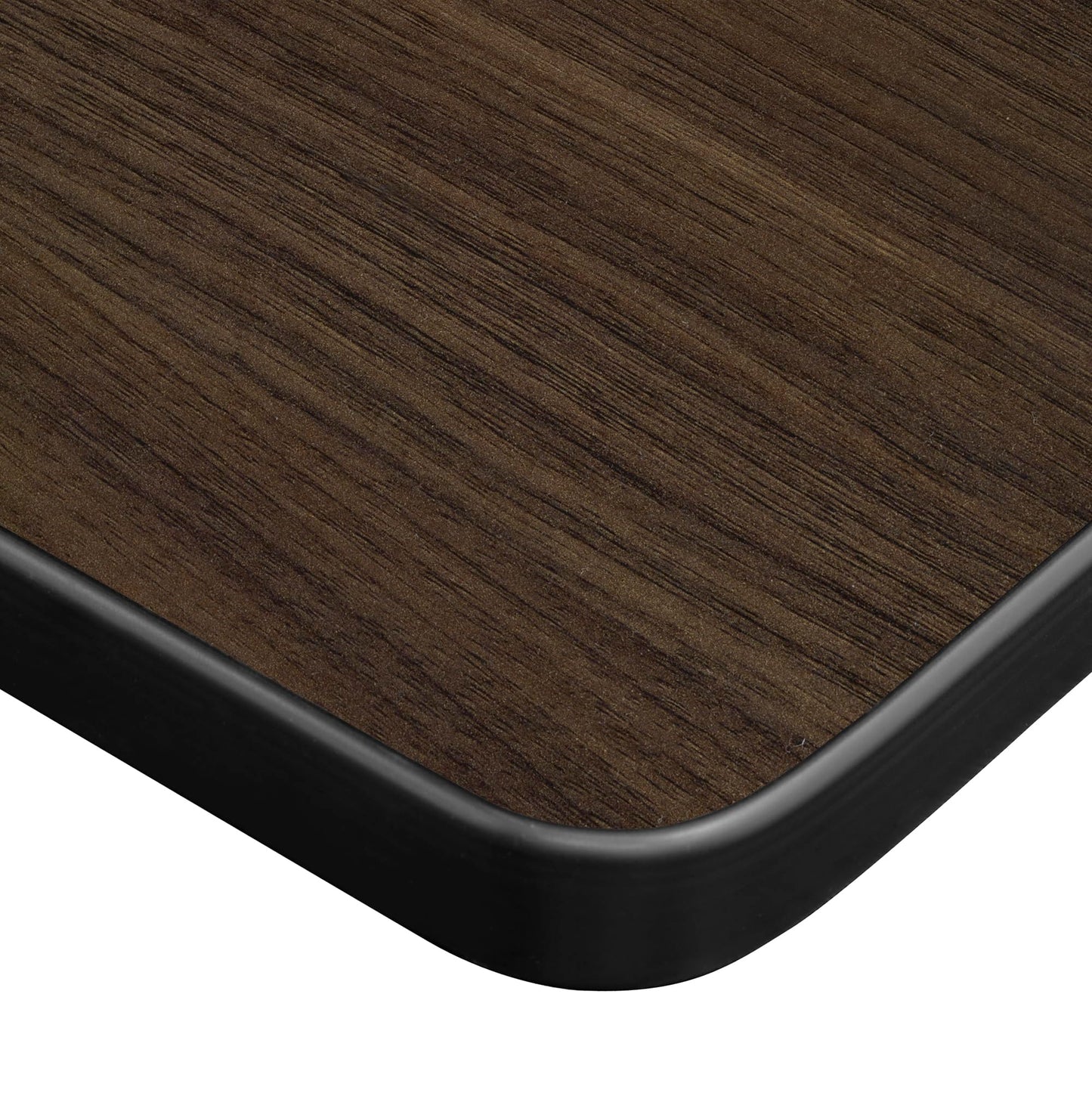Regency Kee 60 x 24 in. Folding Training Seminar Table- Neo Walnut Top, Black Legs