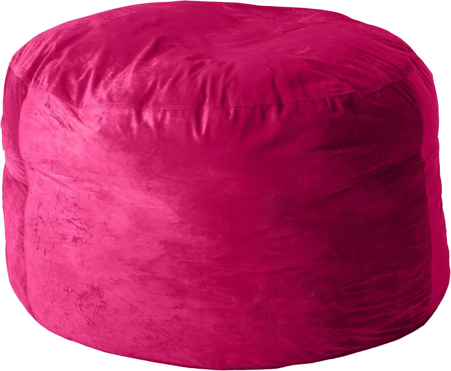 Sofa Sack Bean Bag Chair Cover, 5-Feet, Magenta