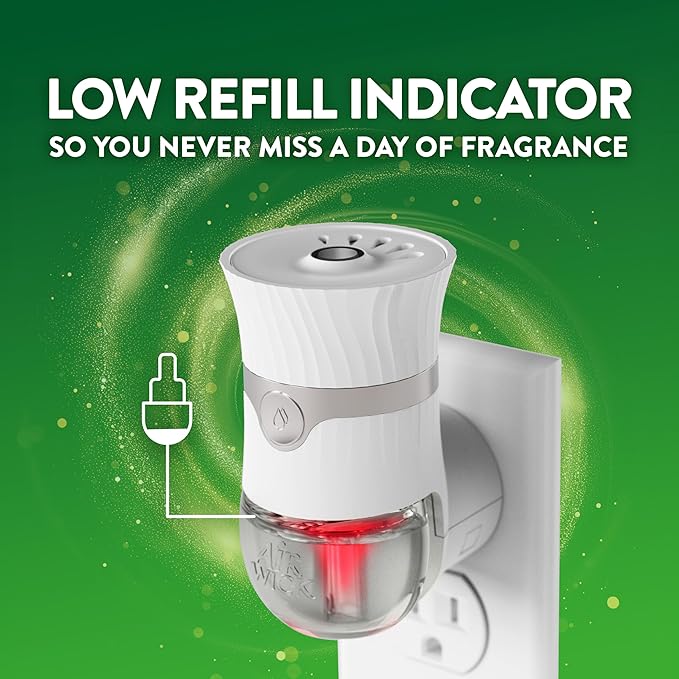 Air Wick Plug In Scented Oil Refill,Lavender & Chamomile, 7 ct