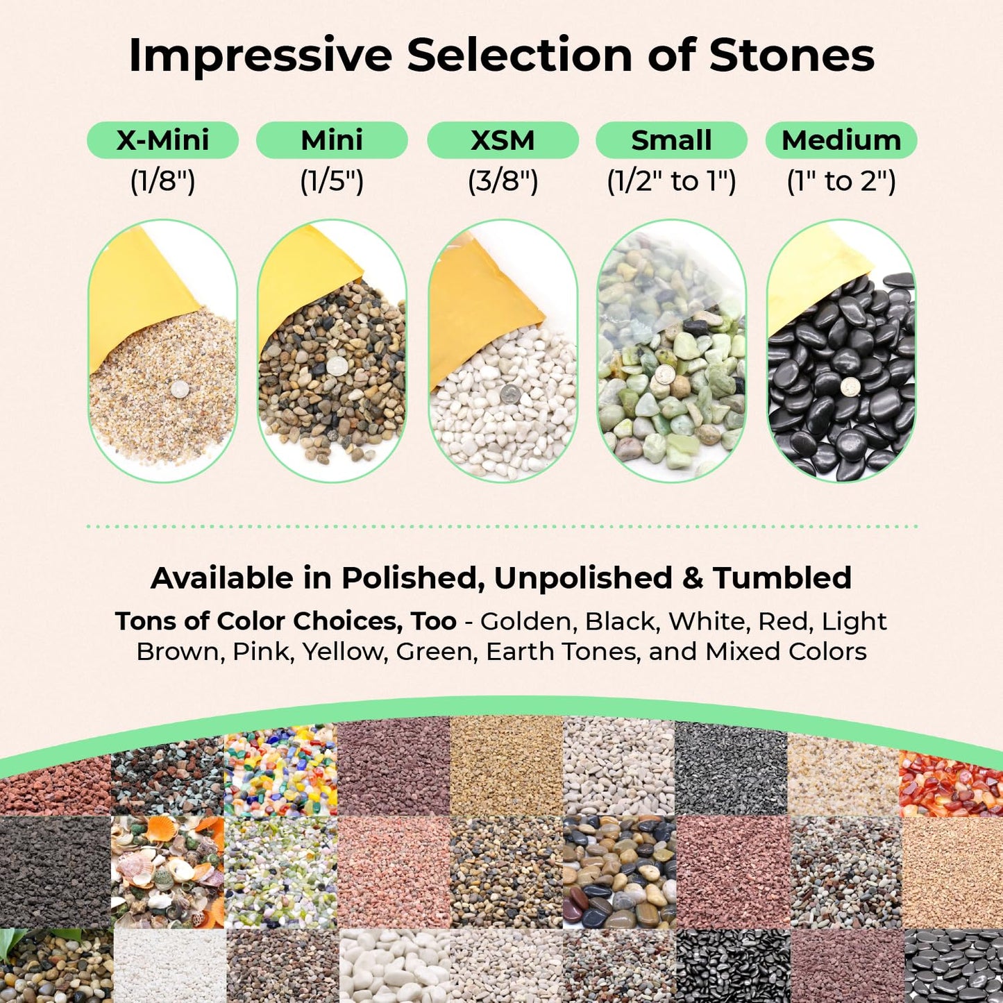 Volcanic Rock for Plants. Gritty Mix. Mixed Color Lava Rock. 1/5 Inch - 10 lbs for Potting Succulents, Pots, Plants, Gardening, Indoor, Crafting, Vase Fillers